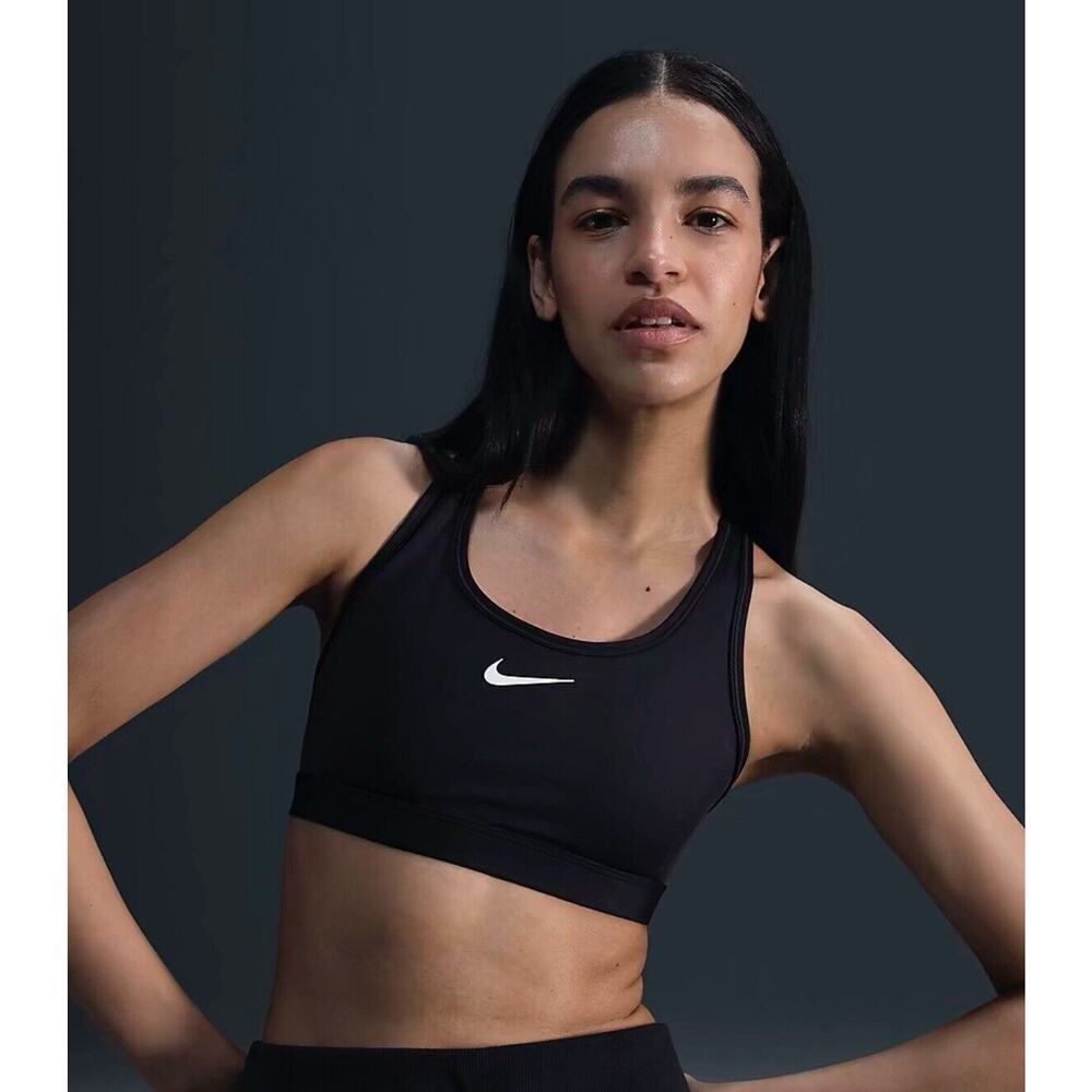 NIKE Womens BRA Training Dri-Fit High Support Top XS (548545 010) BLACK New